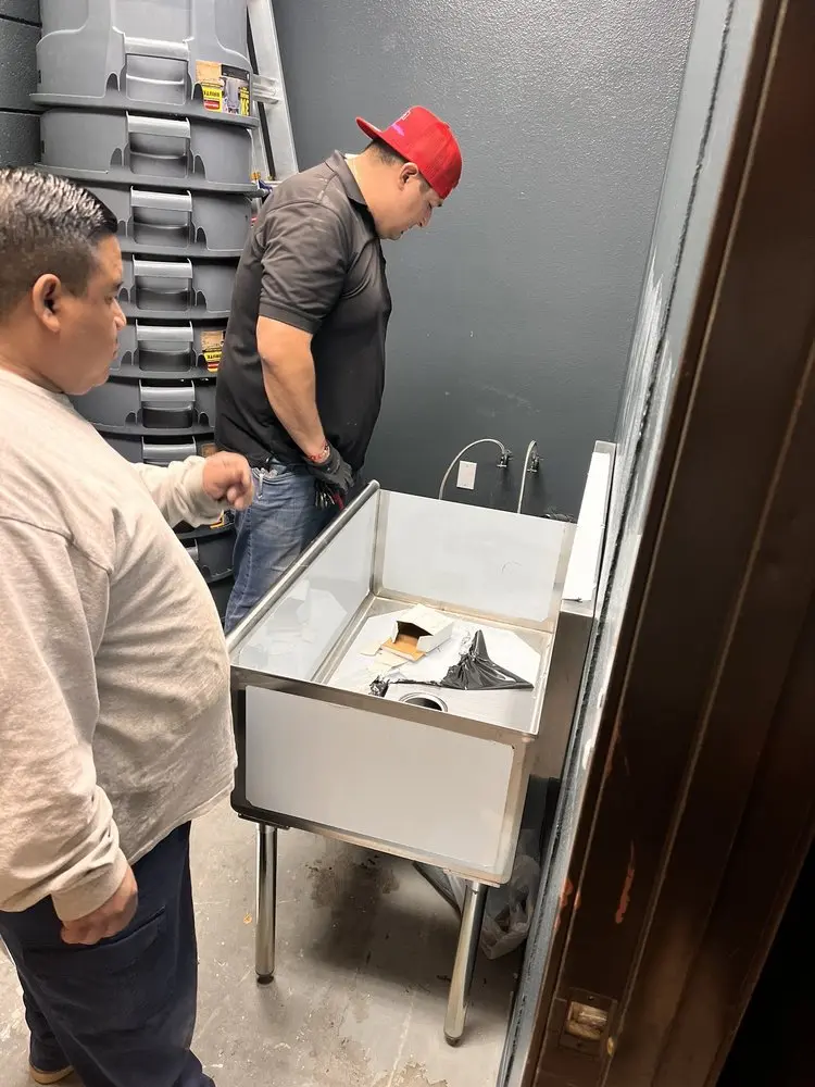 Commercial plumbing and sink installation in South Belmar